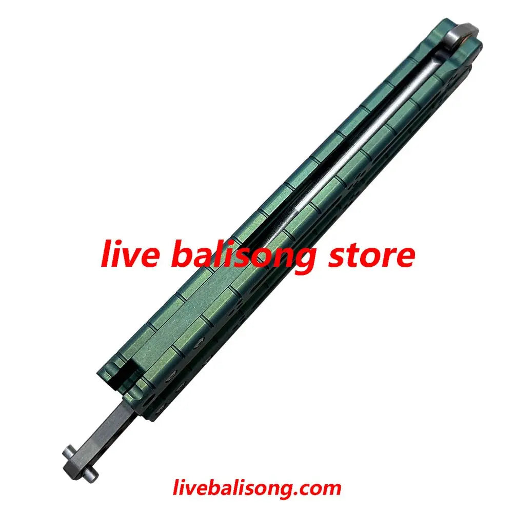 Theone HOM Basilisk Balisong Clone Titanium Handle livebalisong