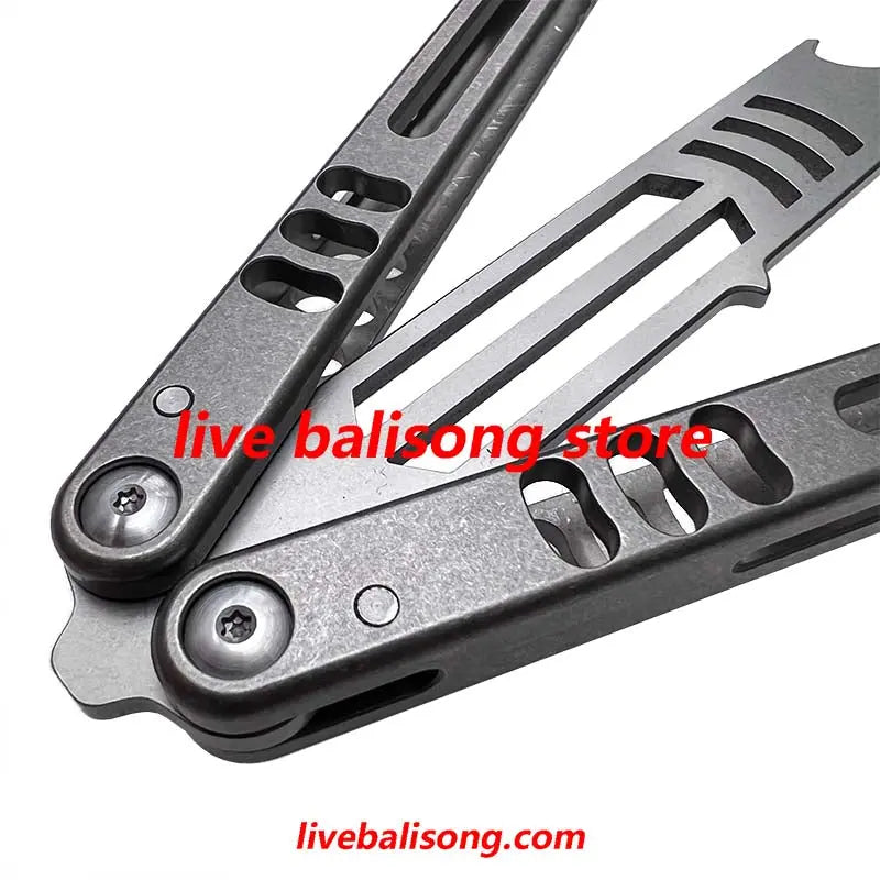 Theone Madko Balisong Trainer Clone Titanium Handle livebalisong