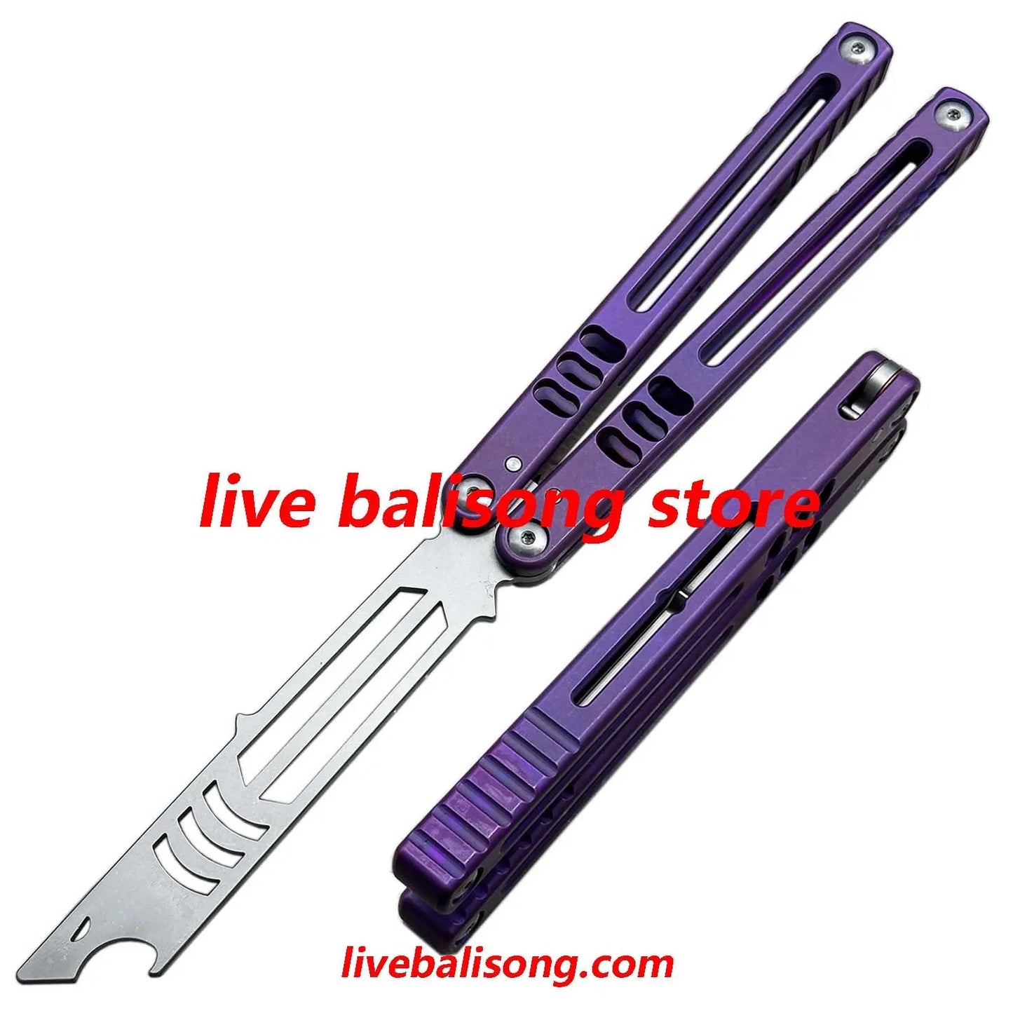 Theone Madko Balisong Trainer Clone Titanium Handle livebalisong