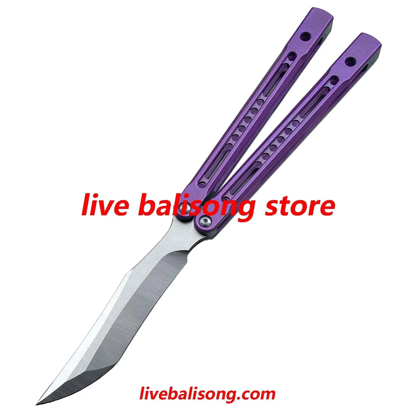Theone Monarch V2 Balisong Clone Titanium Handle livebalisong