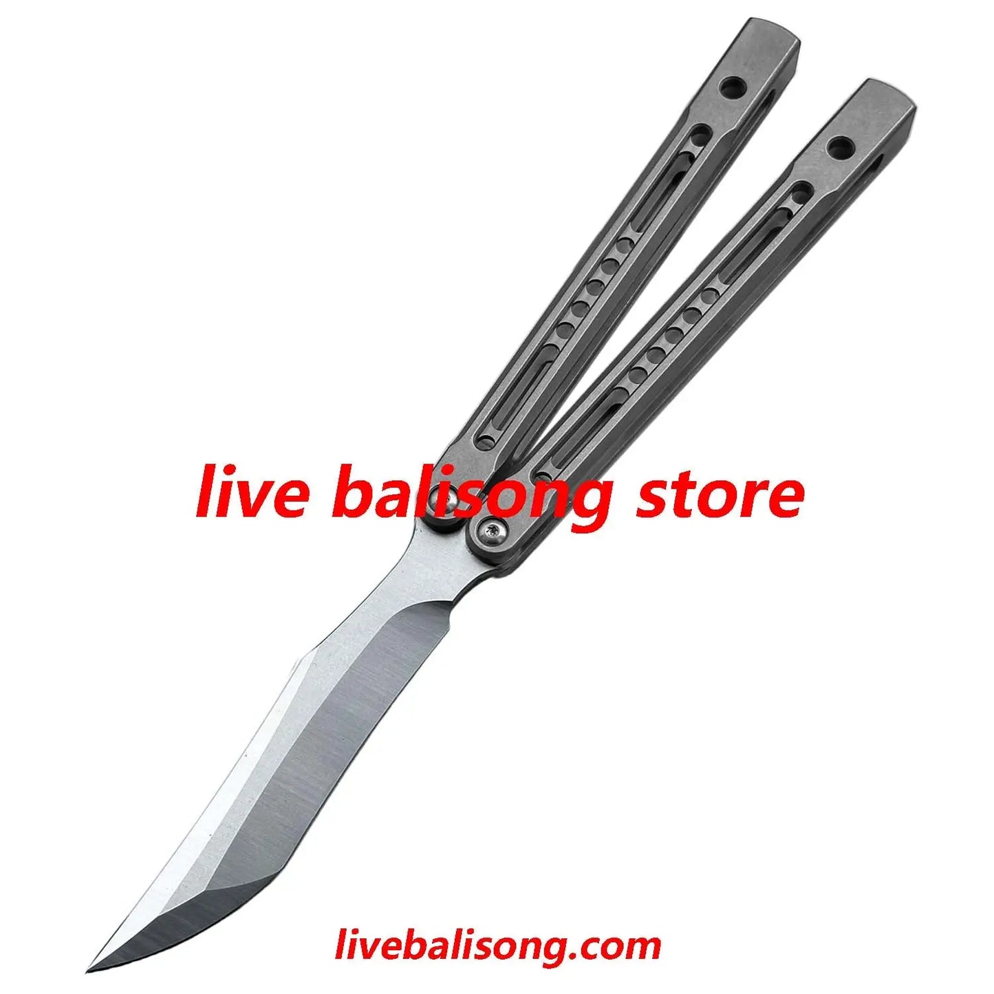 Theone Monarch V2 Balisong Clone Titanium Handle livebalisong
