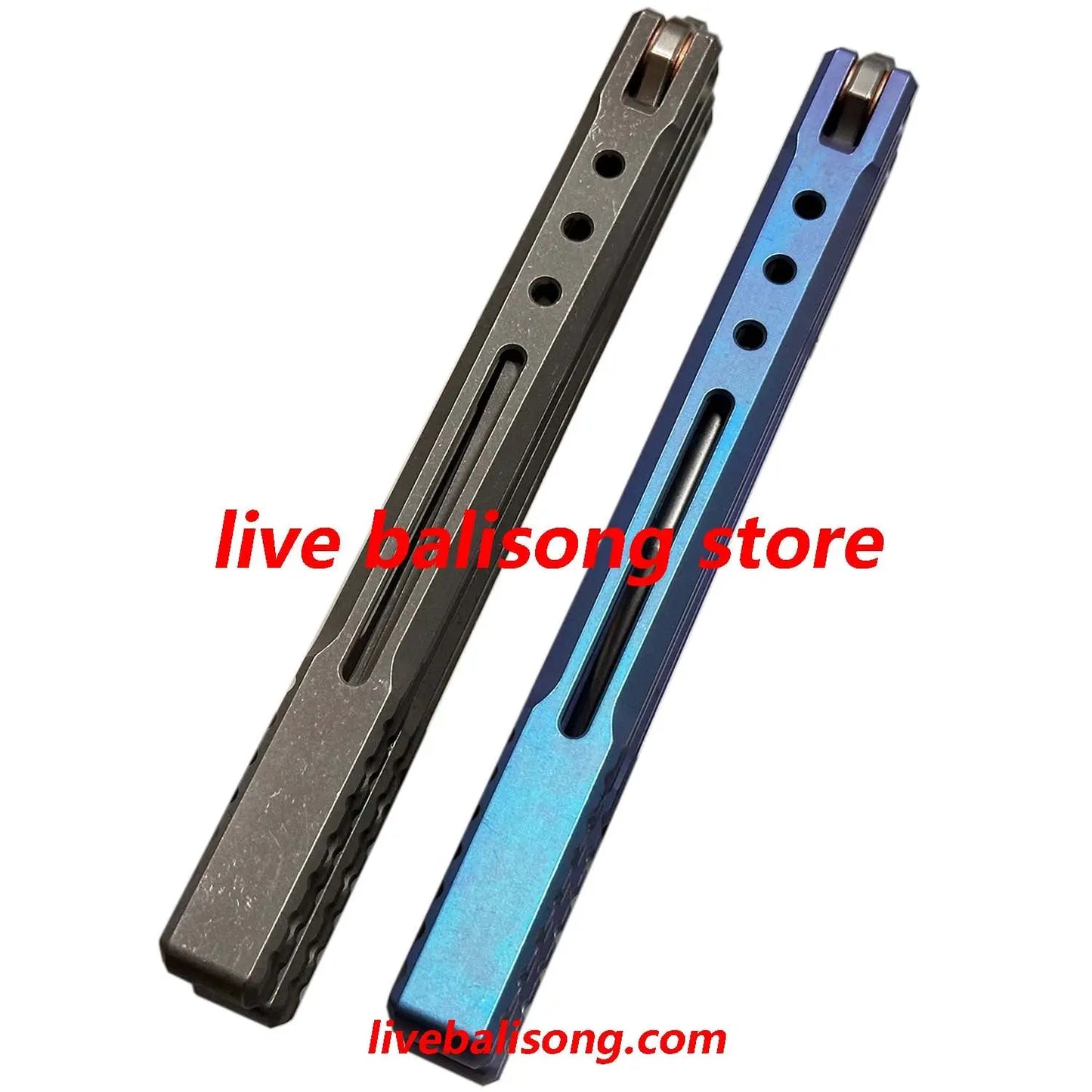 Theone Orca Balisong Clone Titanium Handle livebalisong