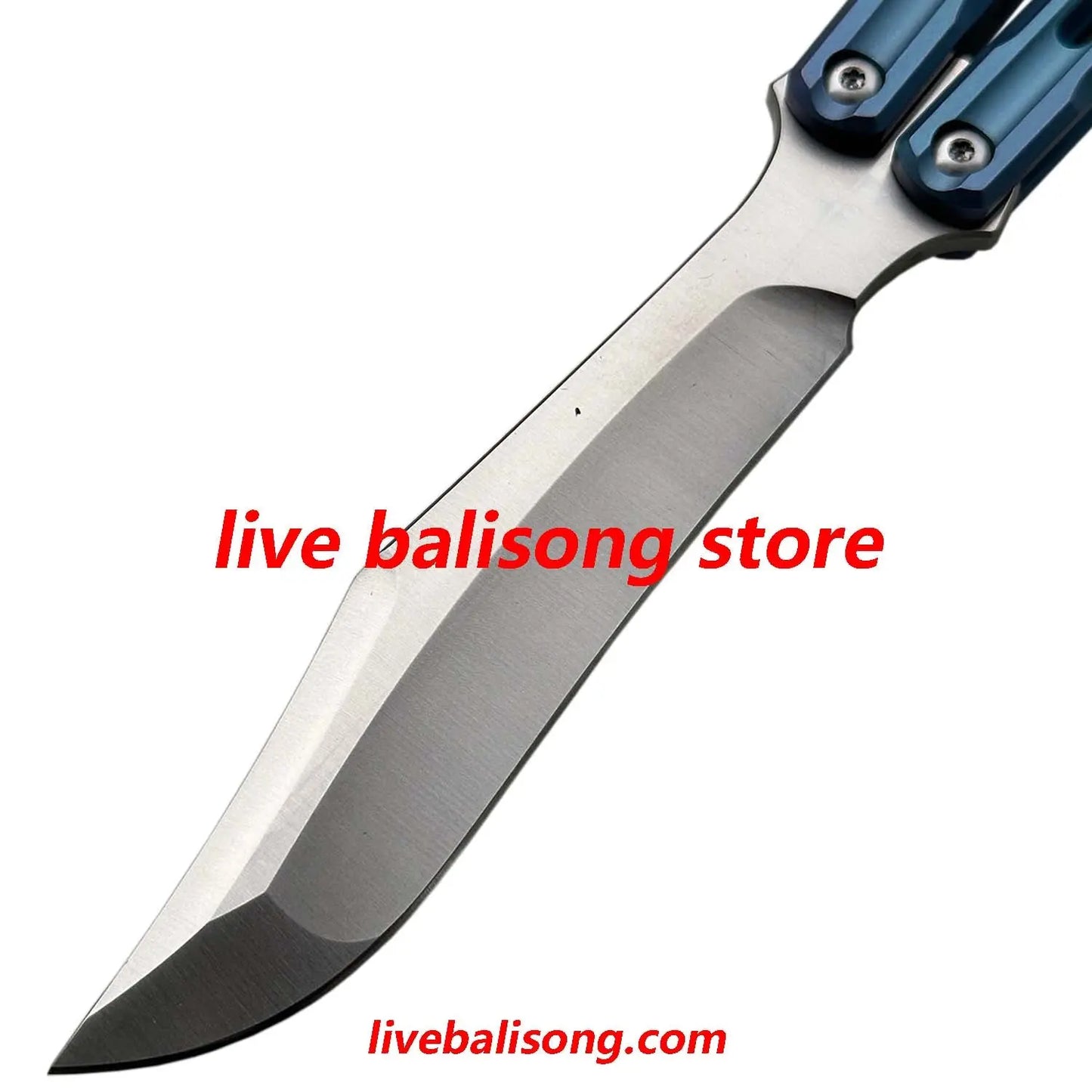 Theone Orca Balisong Clone Titanium Handle livebalisong