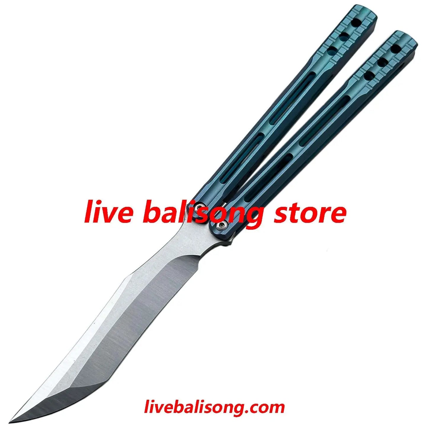 Theone Orca Balisong Clone Titanium Handle livebalisong