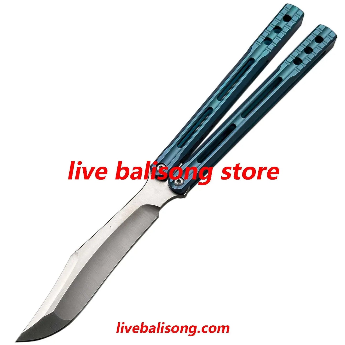 Theone Orca Balisong Clone Titanium Handle livebalisong