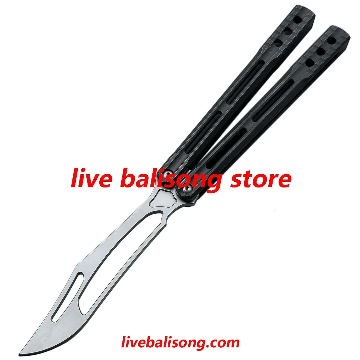 Theone Orca Balisong Clone Titanium Handle livebalisong