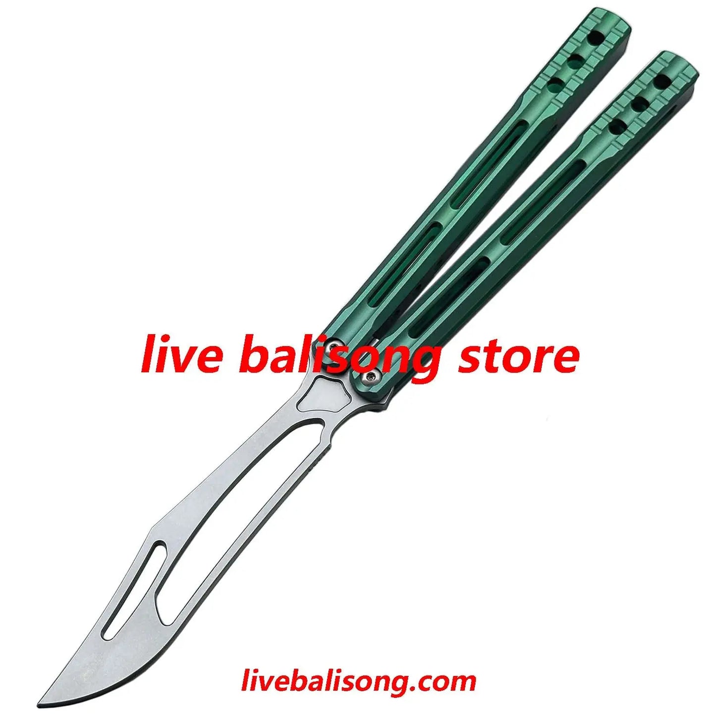 Theone Orca Balisong Clone Titanium Handle livebalisong