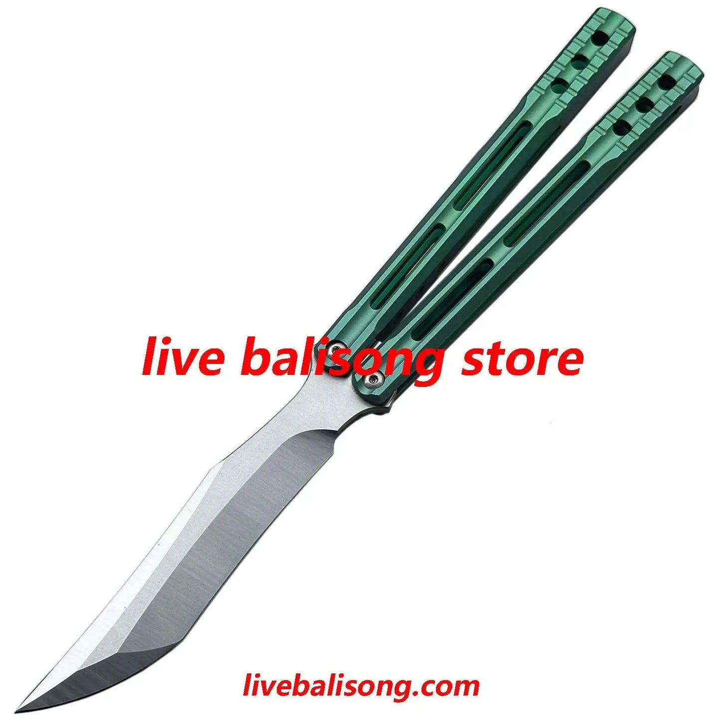 Theone Orca Balisong Clone Titanium Handle livebalisong