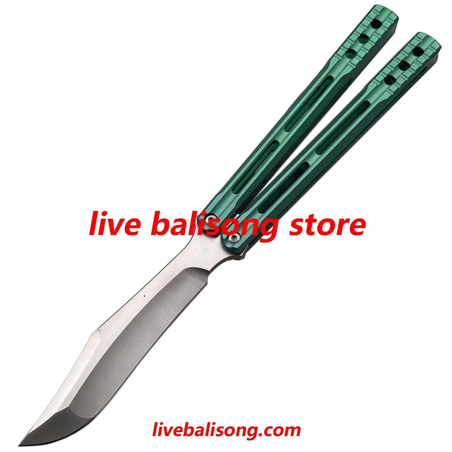 Theone Orca Balisong Clone Titanium Handle livebalisong