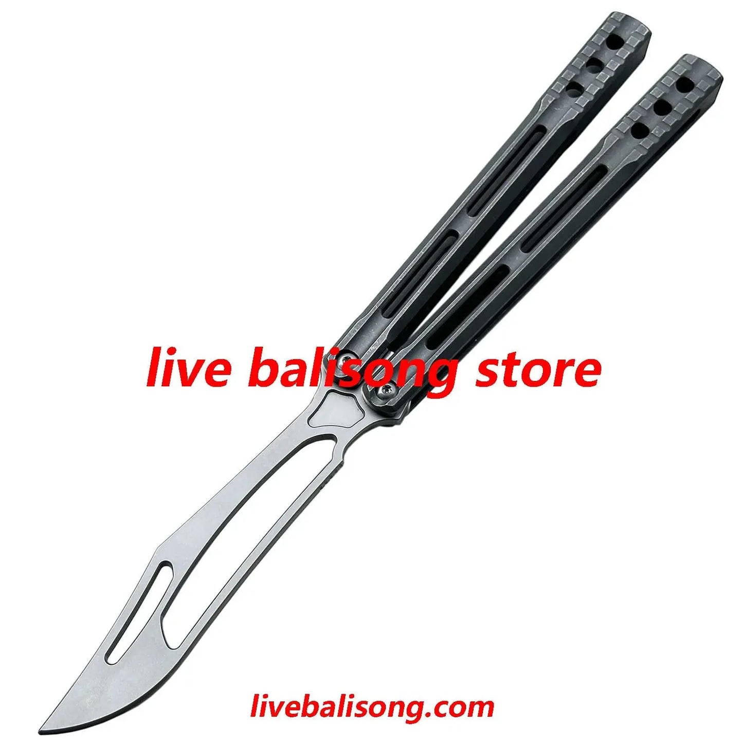 Theone Orca Balisong Clone Titanium Handle livebalisong
