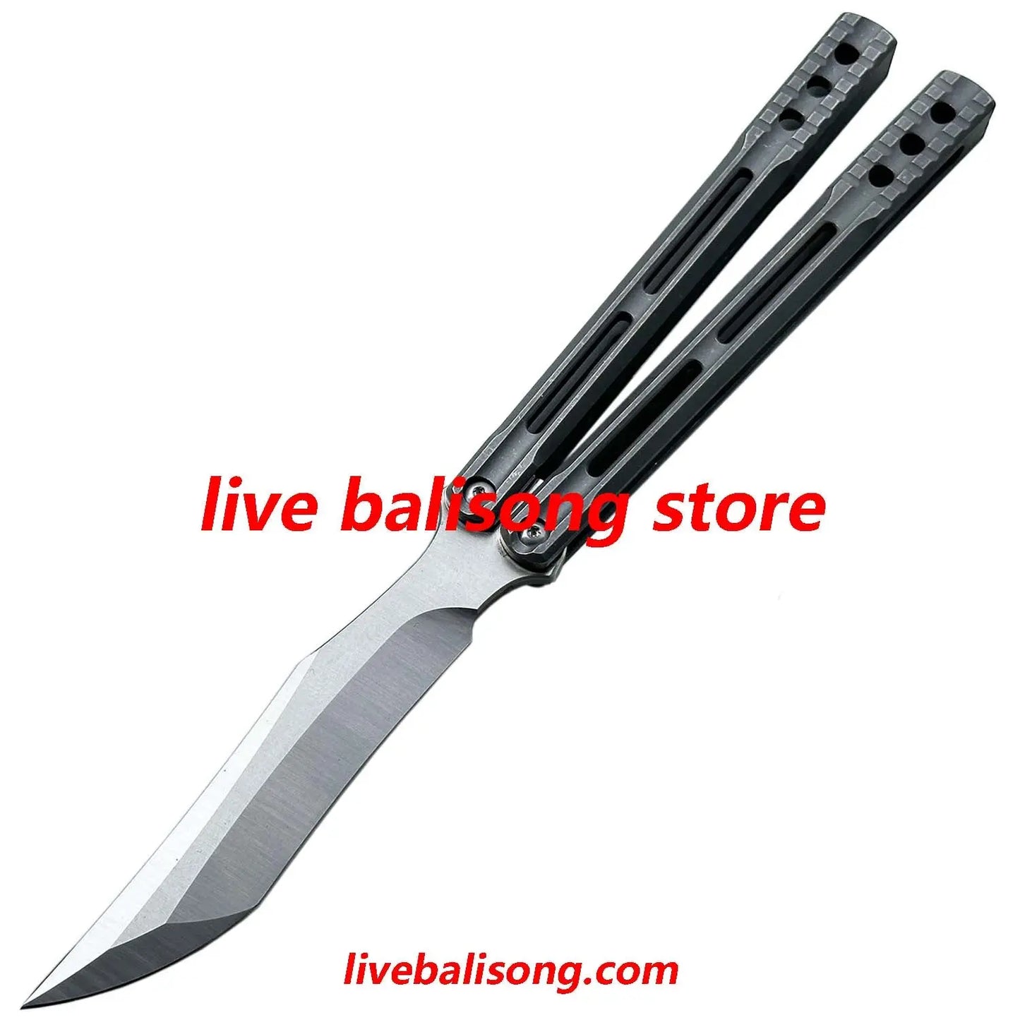 Theone Orca Balisong Clone Titanium Handle livebalisong