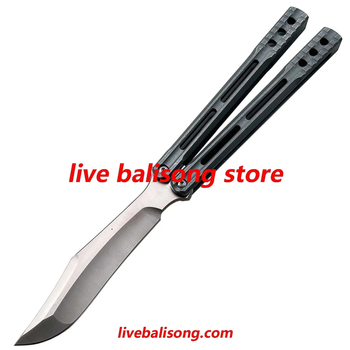 Theone Orca Balisong Clone Titanium Handle livebalisong
