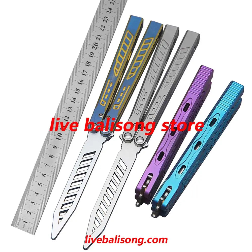Theone Titanium Falcon Original Balisong livebalisong
