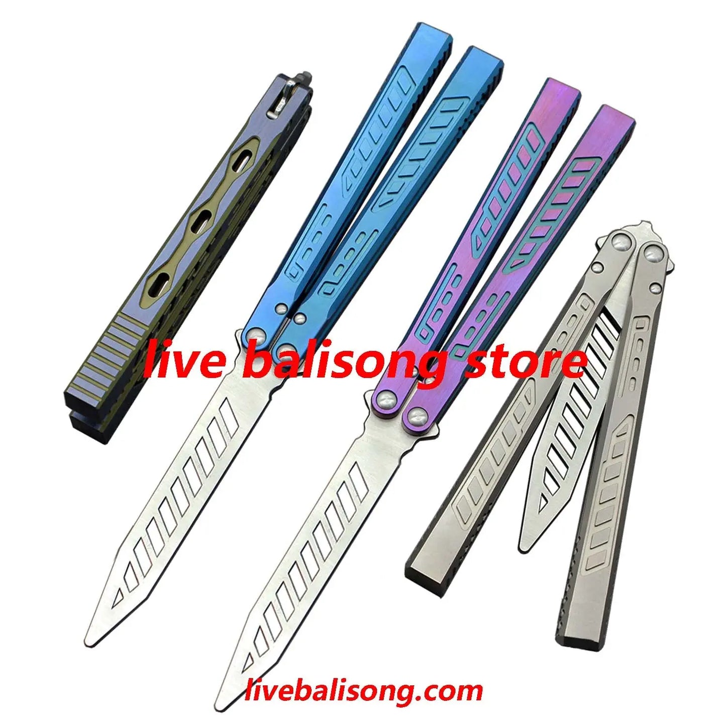 Theone Titanium Falcon Original Balisong livebalisong