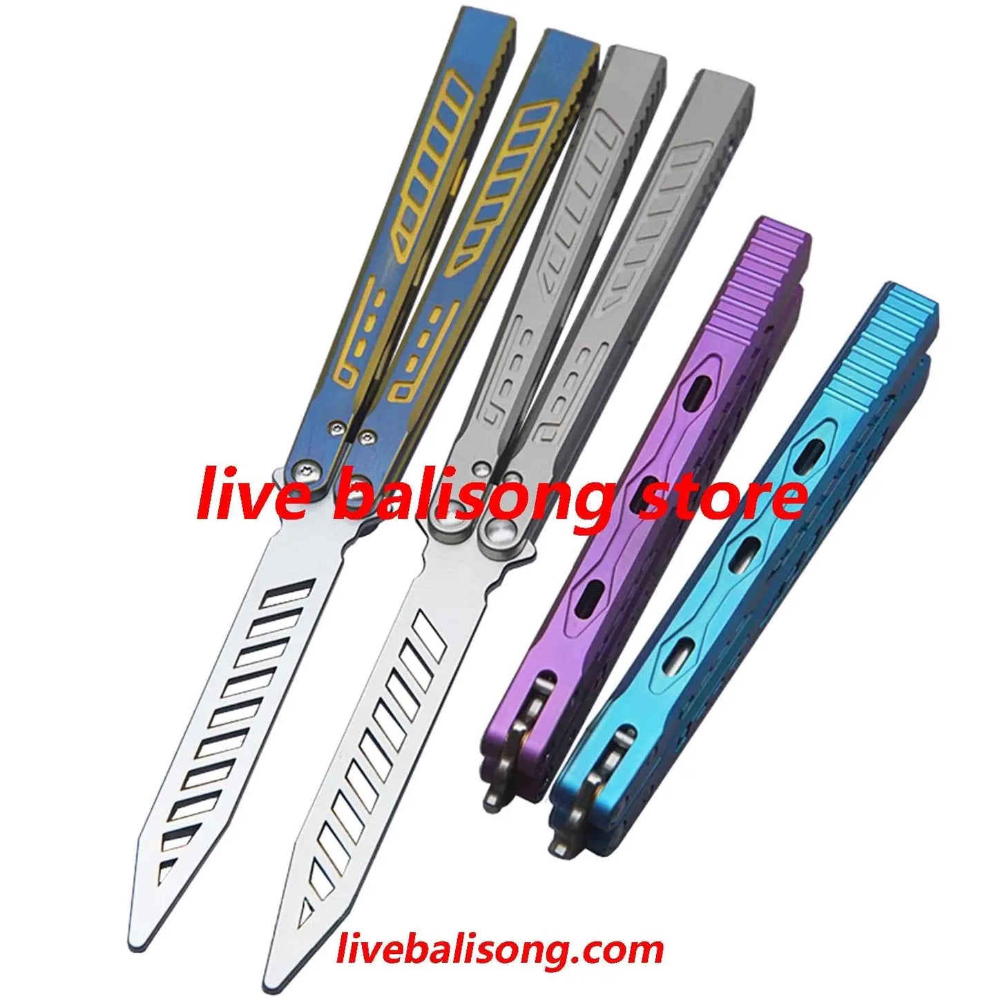 Theone Titanium Falcon Original Balisong livebalisong