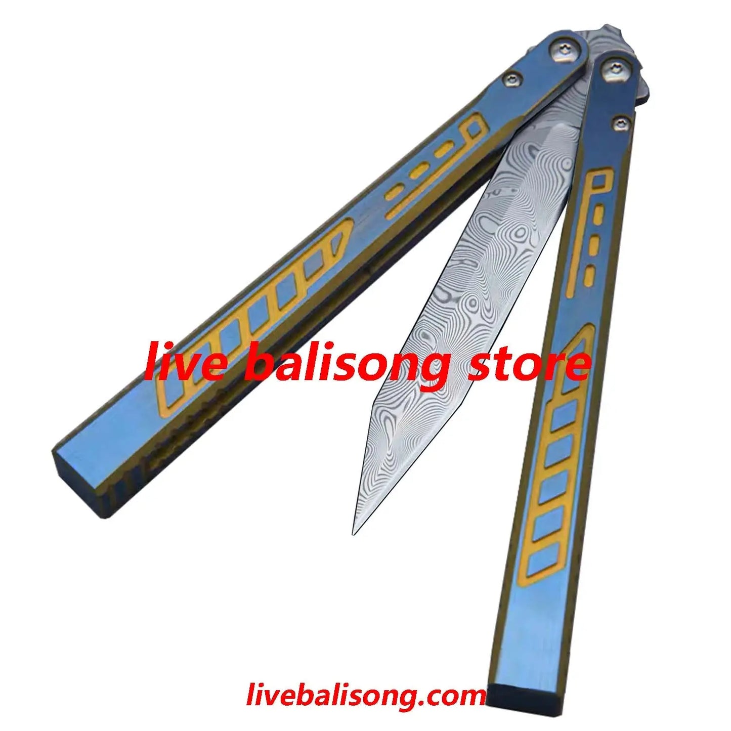 Theone Titanium Falcon Original Balisong livebalisong