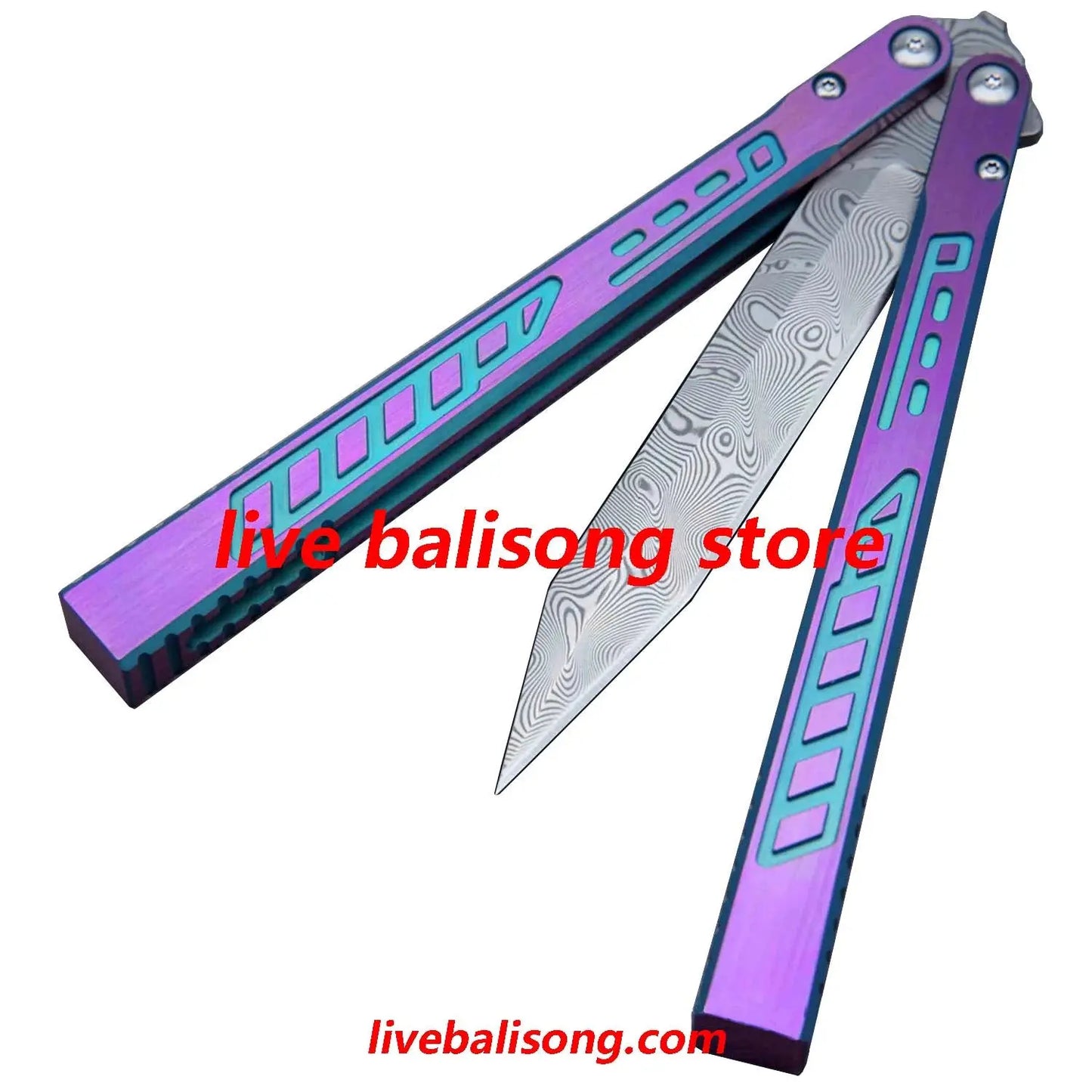 Theone Titanium Falcon Original Balisong livebalisong