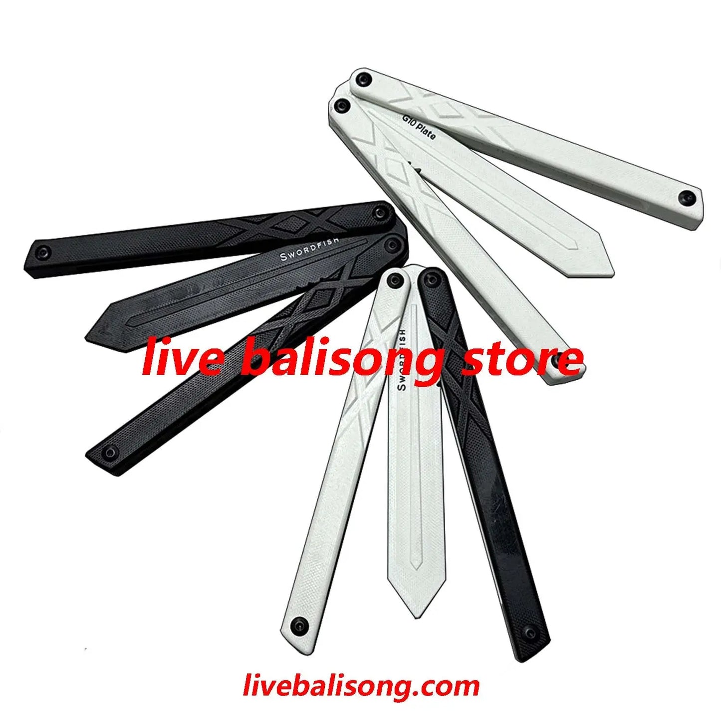 XDYY G10 Swordfish Balisong Trainer Clone livebalisong