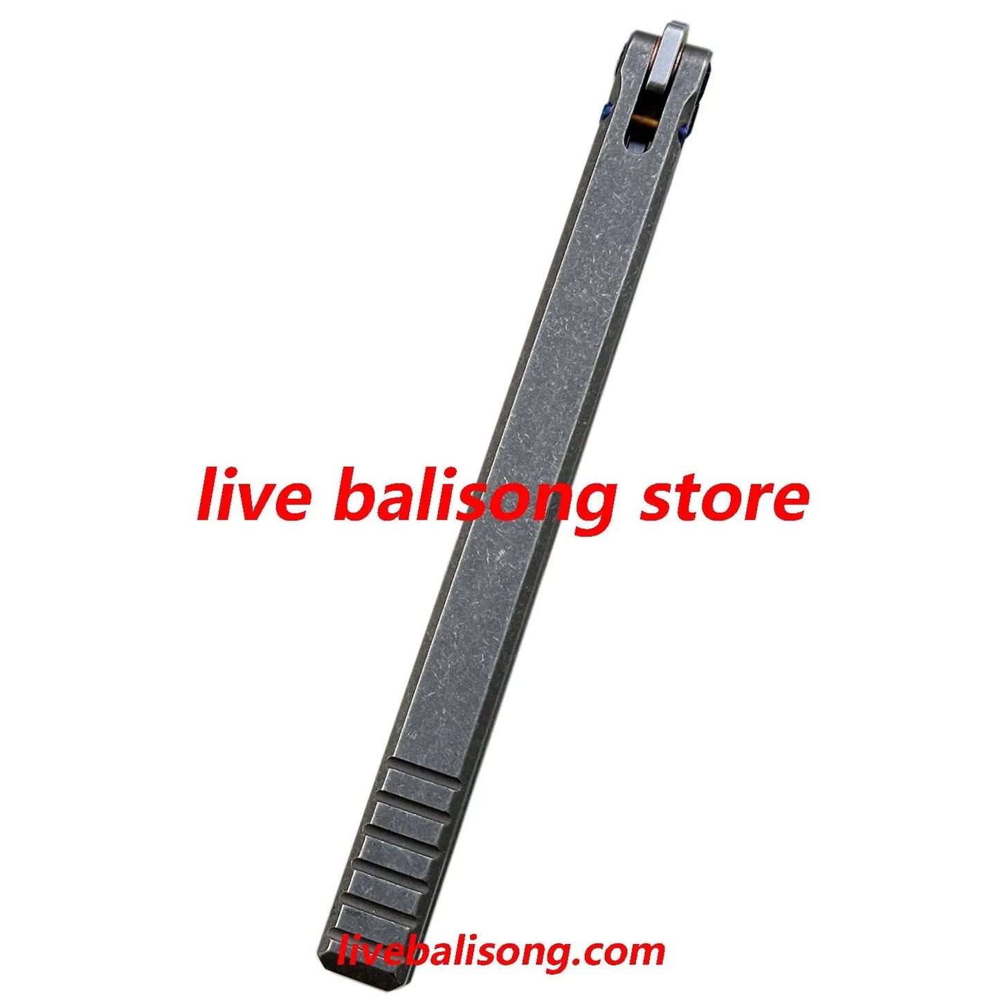 Yuppie Telesto Balisong Clone Titanium Handle False Edge livebalisong