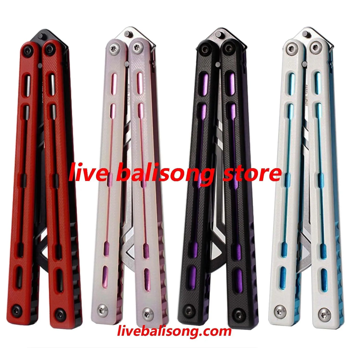 ARMED SHARK Nautilus V2 Balisong Clone (Glidr Meridian Scale) livebalisong