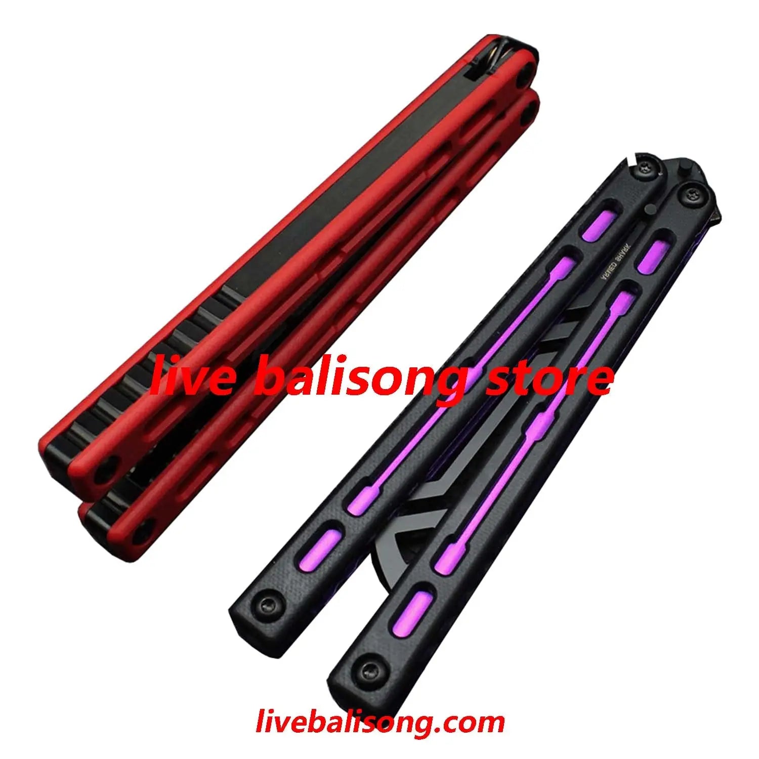 ARMED SHARK Nautilus V2 Balisong Clone (Glidr Meridian Scale) livebalisong