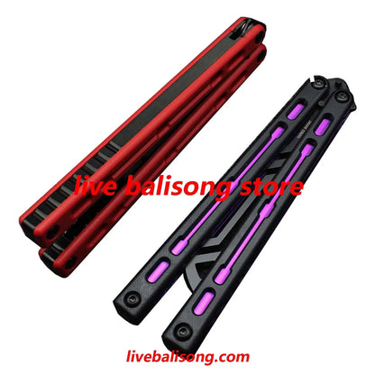 ARMED SHARK Nautilus V2 Balisong Clone (Glidr Meridian Scale) livebalisong