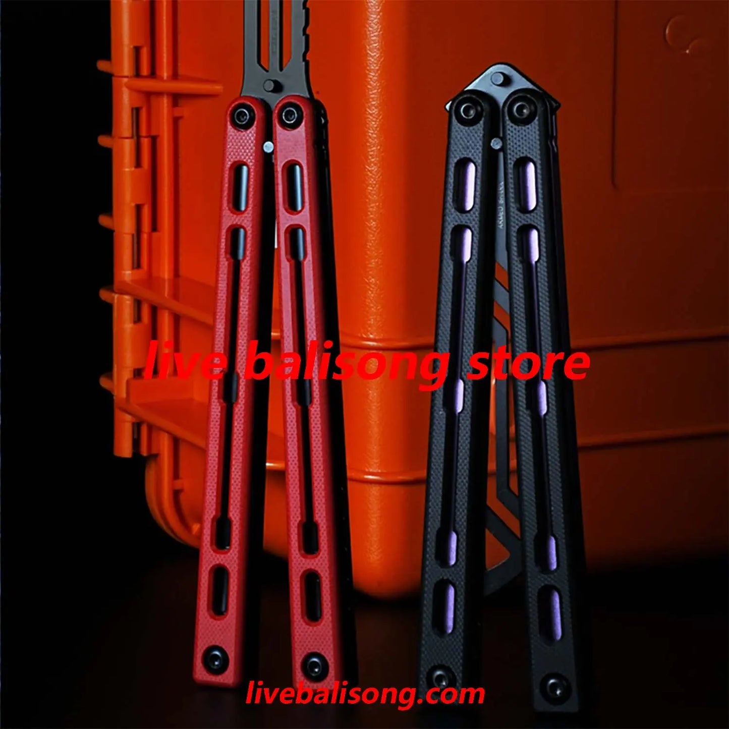 ARMED SHARK Nautilus V2 Balisong Clone (Glidr Meridian Scale) livebalisong