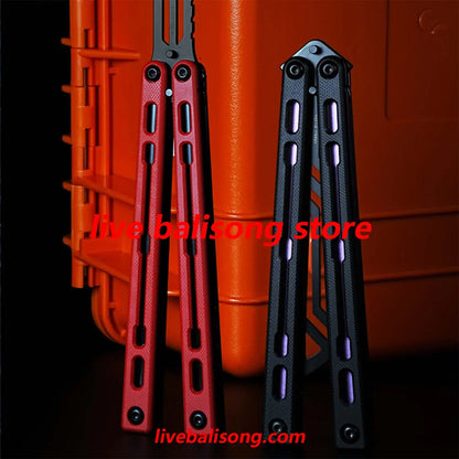ARMED SHARK Nautilus V2 Balisong Clone (Glidr Meridian Scale) livebalisong
