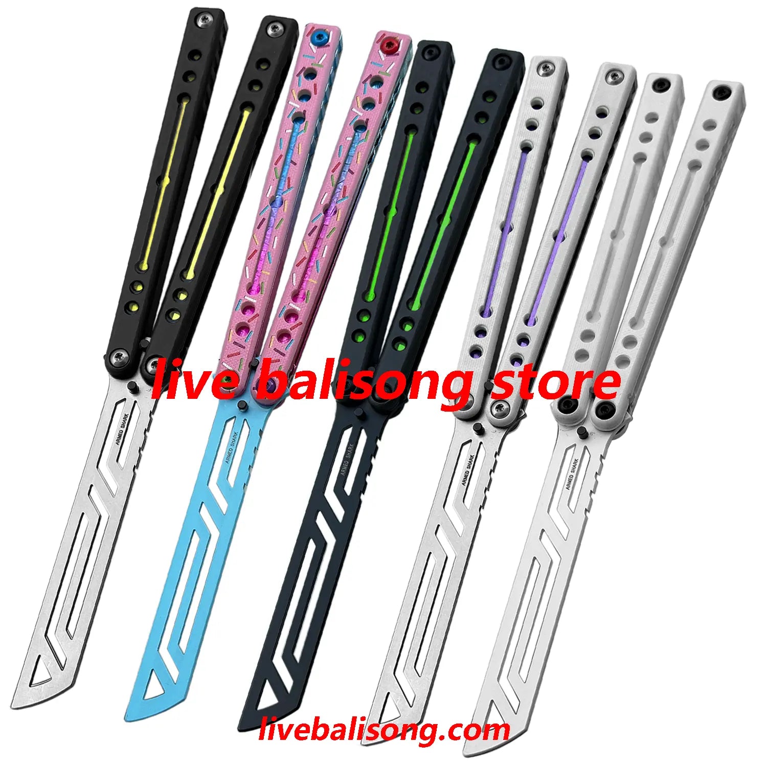 ARMED SHARK Nautilus V2 Balisong Clone livebalisong