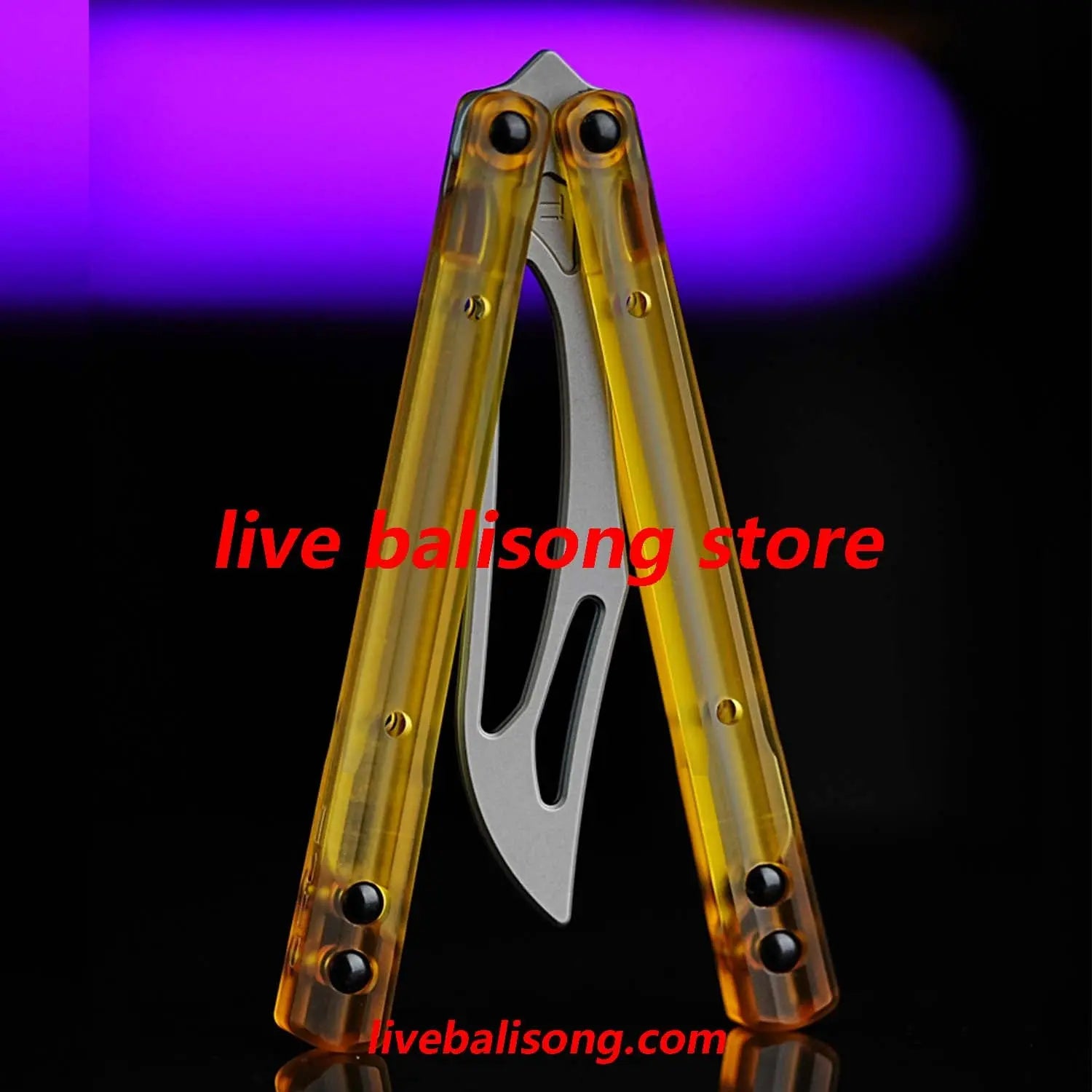 ARMED SHARK PEI Orca Balisong Clone livebalisong