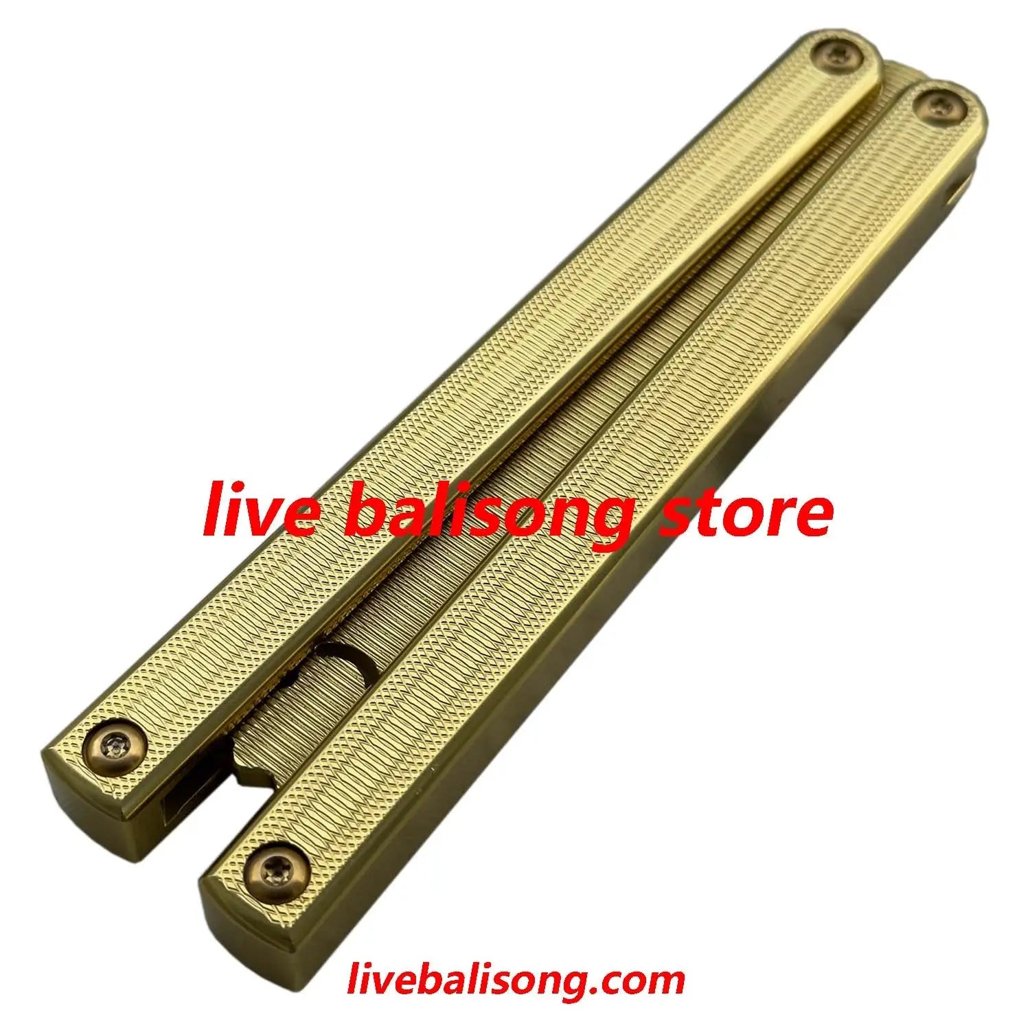 ARMED SHARK Squiddy-AL Balisong Trainer Clone 7075 Aluminum Handle livebalisong
