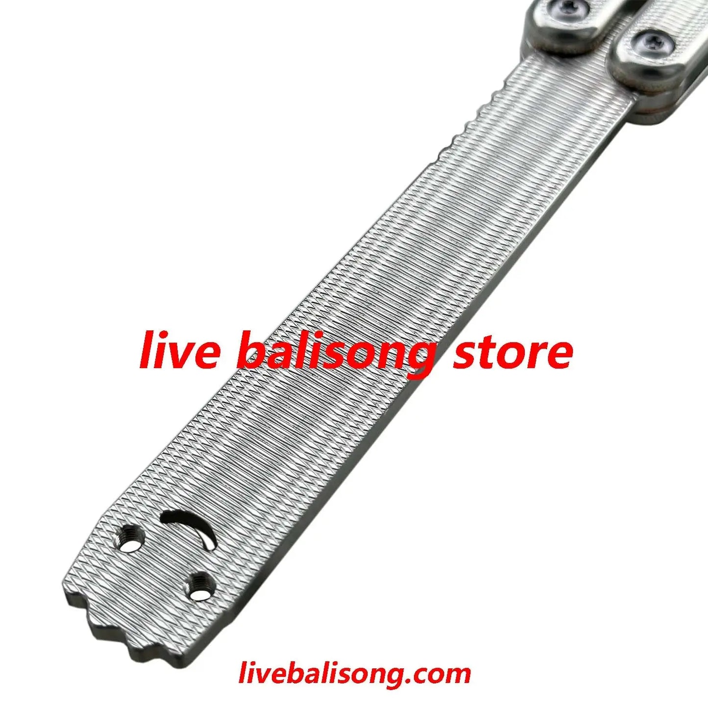 ARMED SHARK Squiddy-AL Balisong Trainer Clone 7075 Aluminum Handle livebalisong
