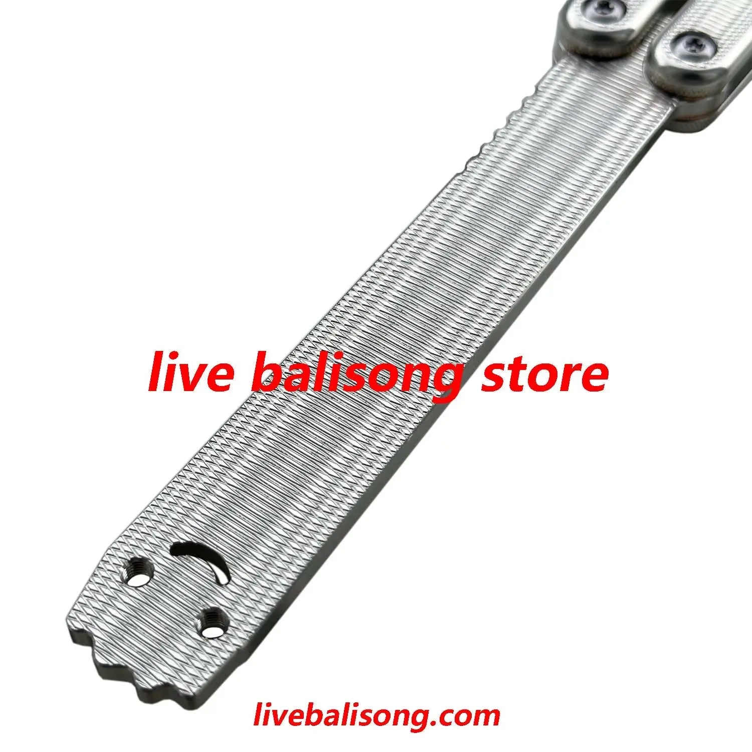 ARMED SHARK Squiddy-AL Balisong Trainer Clone 7075 Aluminum Handle livebalisong