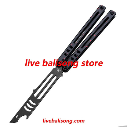 ARMED SHARK Steel Madko Balisong Clone livebalisong
