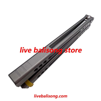 ARMED SHARK Svix Gale V4 Balisong Trainer Clone Titanium Handle livebalisong