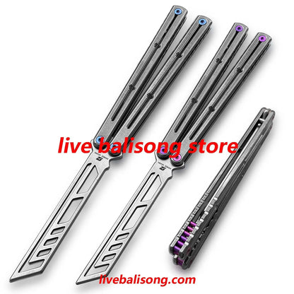 ARMED SHARK Titanium Kraken V3 Balisong Trainer Clone livebalisong