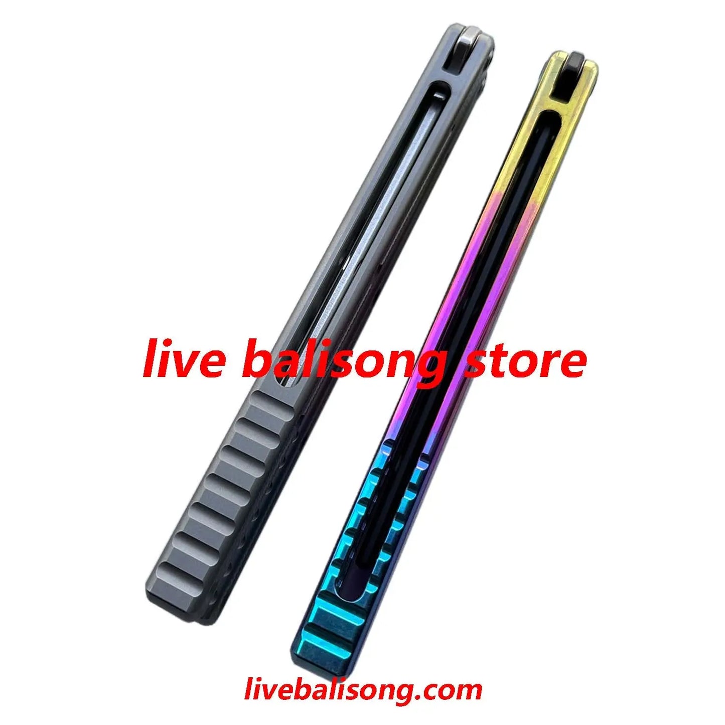ARMED SHARK Titanium Kraken V3（Krake Raken）Balisong Clone livebalisong