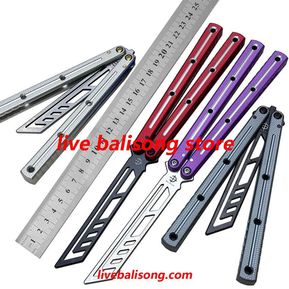 Baliplus Krake Raken (Kraken) V3 Balisong Trainer Clone 6061 Aluminum livebalisong