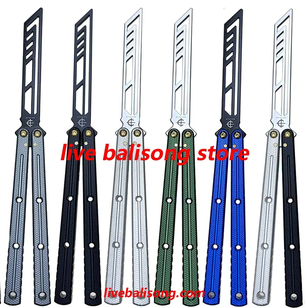 Baliplus Krake Raken (kraken) V3 Balisong Trainer Clone 7075 Aluminum livebalisong