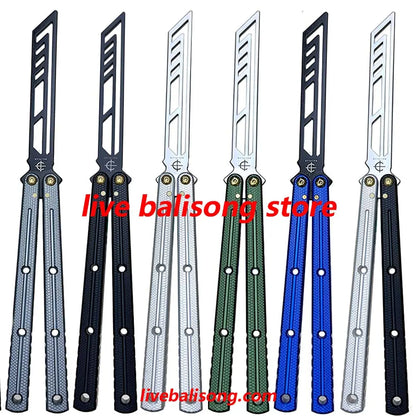 Baliplus Krake Raken (kraken) V3 Balisong Trainer Clone 7075 Aluminum livebalisong