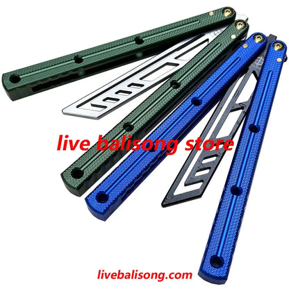 Baliplus Krake Raken (kraken) V3 Balisong Trainer Clone 7075 Aluminum livebalisong