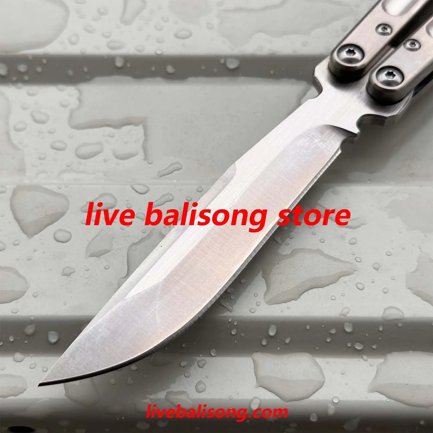 Baliplus Revolution (REVO) Balisong Clone Titanium Hnadle livebalisong