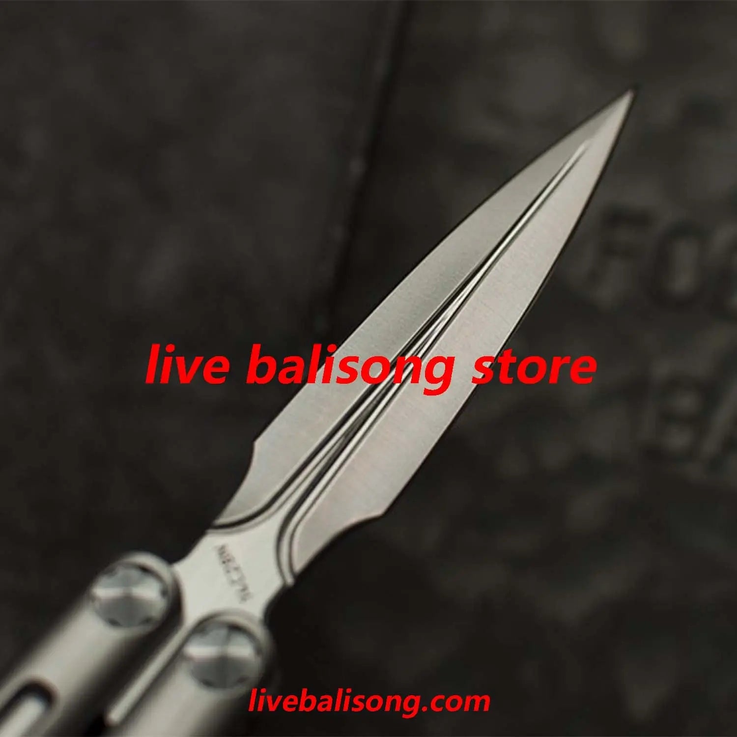 Growl Balisong CK Integralis II Clone Titanium handle livebalisong