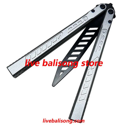 Theone Falcon Original Balisong 6061 Aluminum Handle Bushings System livebalisong