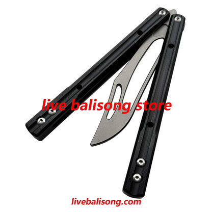 Theone G10 Orca Balisong Trainer Clone livebalisong