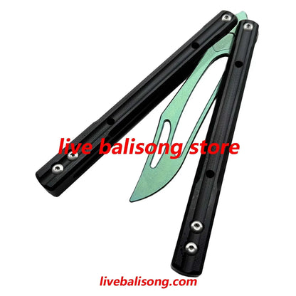 Theone G10 Orca Balisong Trainer Clone livebalisong
