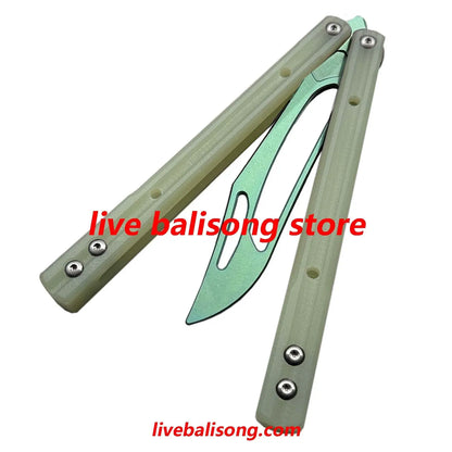 Theone G10 Orca Balisong Trainer Clone livebalisong