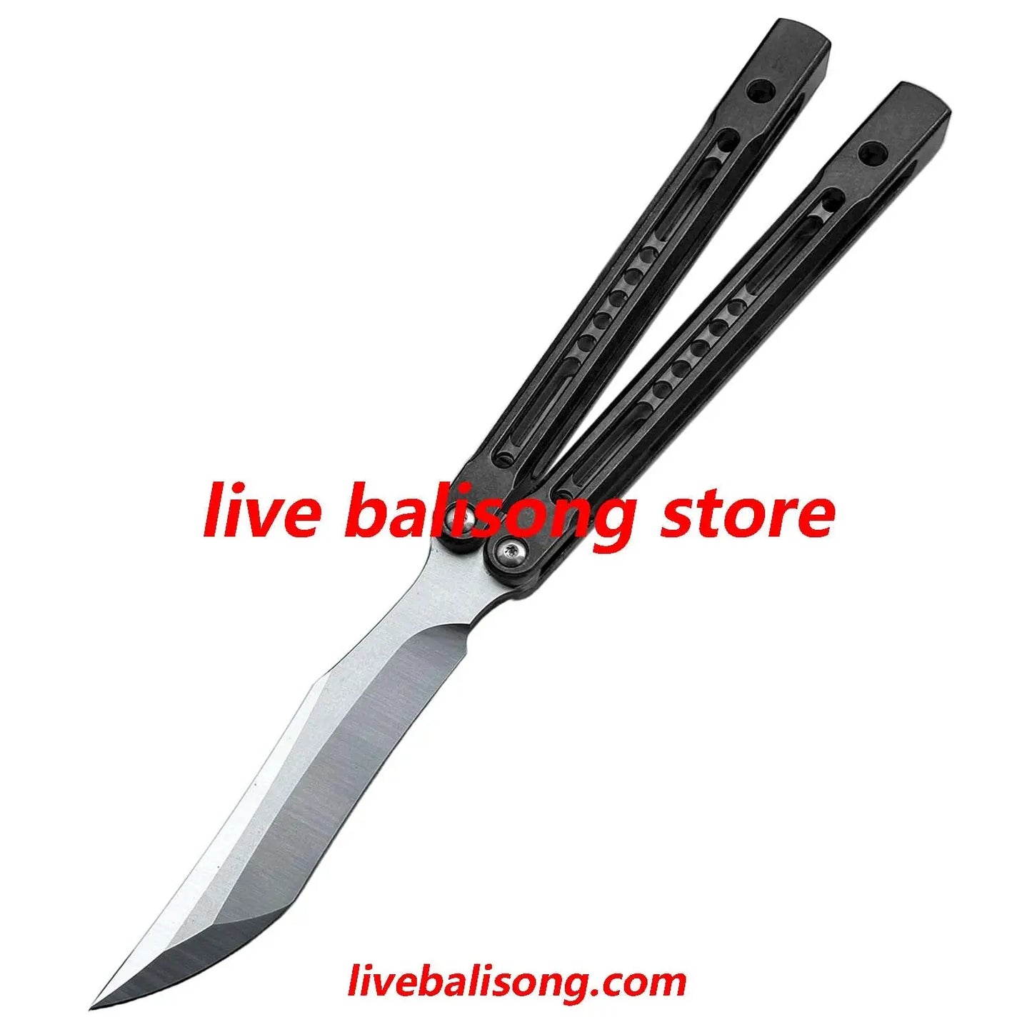 Theone Monarch V2 Balisong Clone Titanium Handle livebalisong
