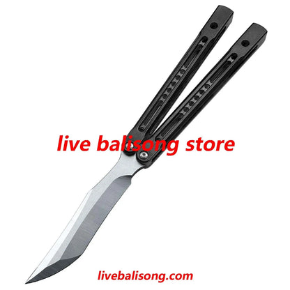 Theone Monarch V2 Balisong Clone Titanium Handle livebalisong